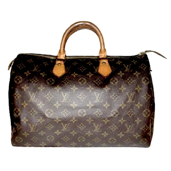 LOUIS VUITTON Speedy 35 Monogram Carry-On Boston Top Handle Keepall Bag - Picture 1 of 17